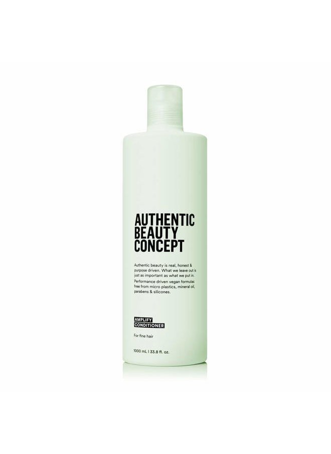 Amplify Conditioner | Volumizing Conditioner for Fine Hair | Increases Body & Volume | Vegan & Cruelty-free | Silicone-free | 33.8 fl. oz.