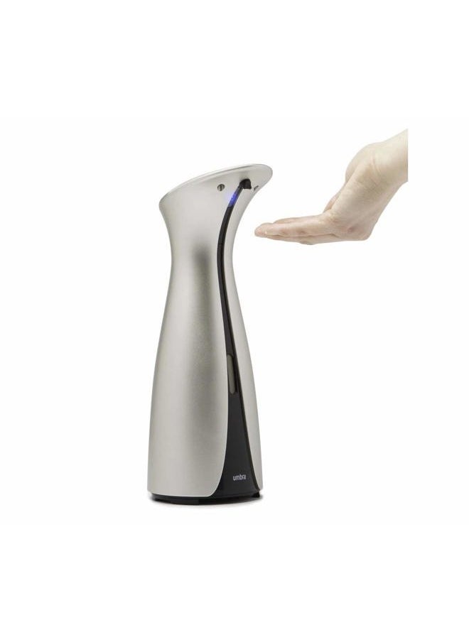 Otto Automatic Soap Dispenser Touchless, Hands Free Pump for Kitchen or Bathroom, 8.5 OZ, Nickel