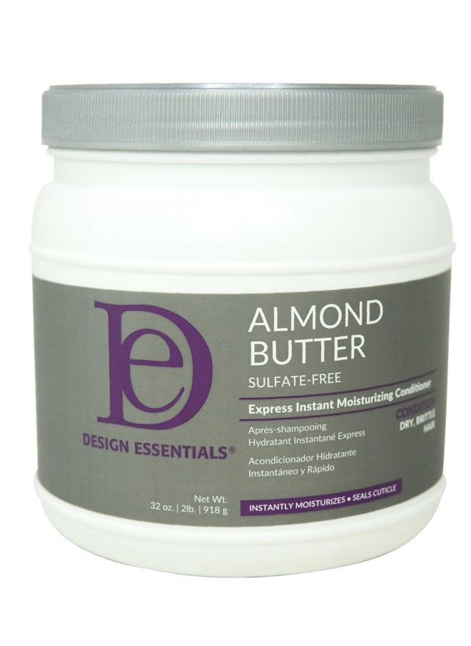 Almond Butter Express Instant Moisturizing Conditioner, For Hydrating and Moisturizing Dry, Brittle Hair, 32 oz (Pack of 1)