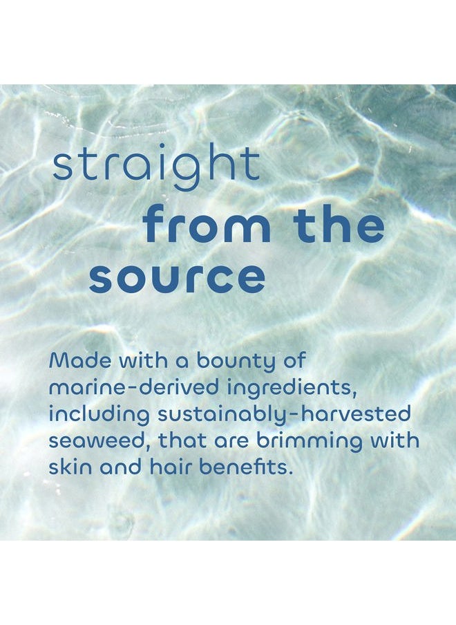 Seaweed Bath Co. Gentle Conditioner, Unscented, 12 Ounce, Sustainably Harvested Seaweed, Aloe, Argan Oil, for Sensitive Scalps