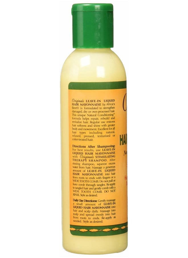 Conditioner, Originals Hair Mayonnaise Leave-In, 6 Fl Oz