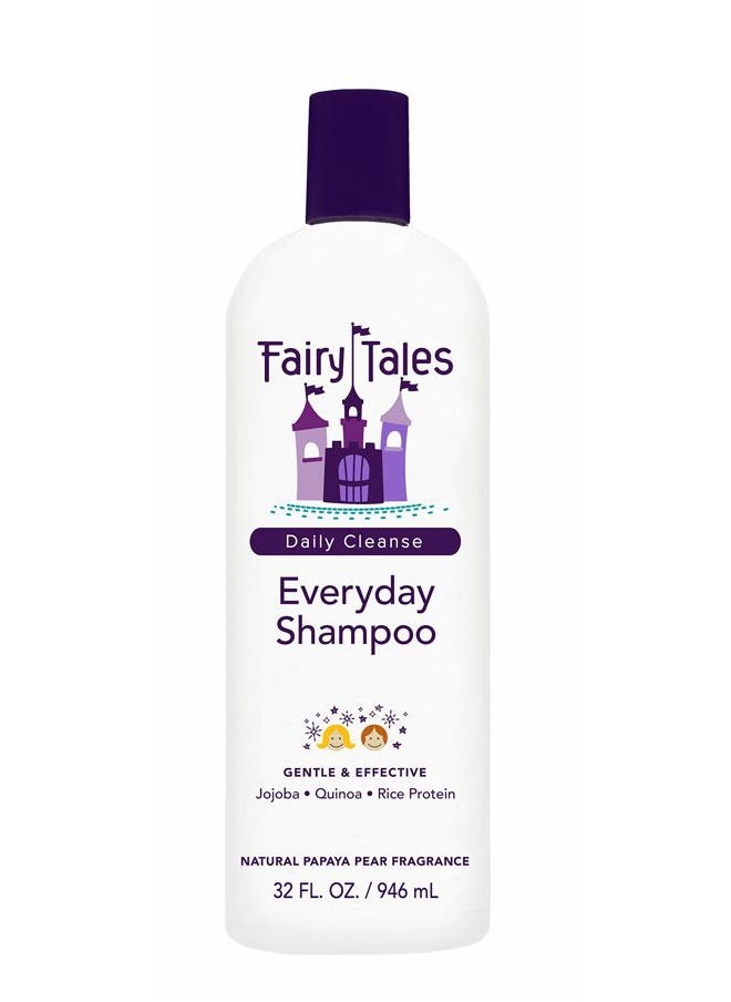 Daily Cleanse Everyday Kids Shampoo - Gentle Natural Defining Shampoo, Tangle Free, Moisturizing and Hydrating Formula, Clean and Natural Ingredients -Paraben Free - 32 oz.