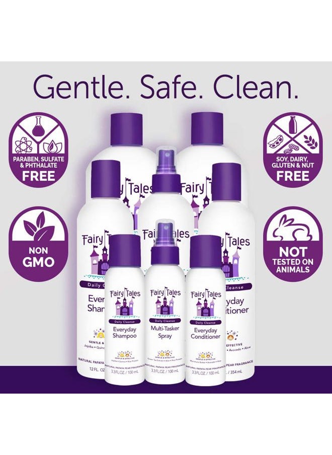 Daily Cleanse Everyday Kids Shampoo - Gentle Natural Defining Shampoo, Tangle Free, Moisturizing and Hydrating Formula, Clean and Natural Ingredients -Paraben Free - 32 oz.