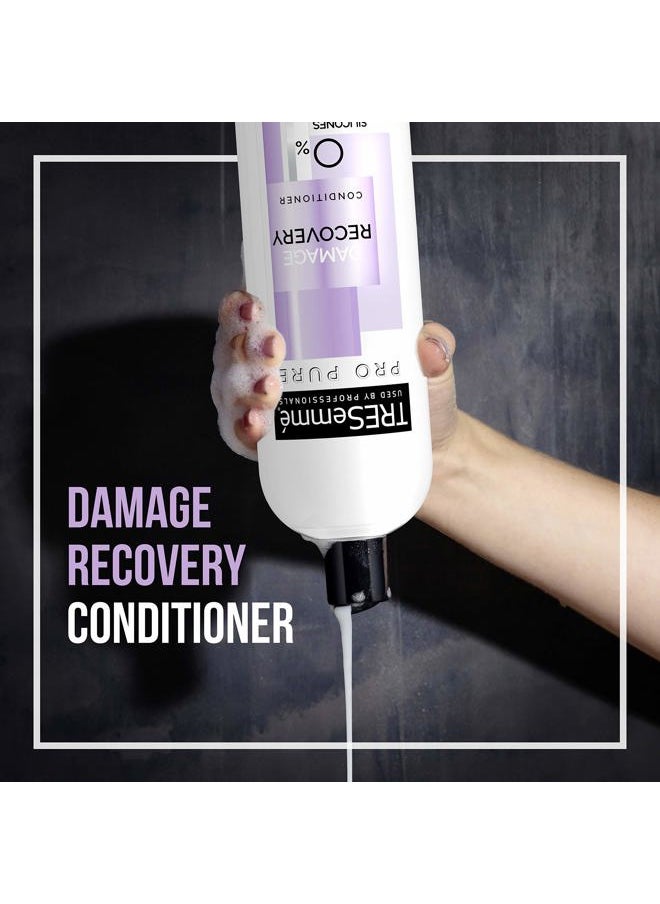 Conditioner Conditioner for Damaged Hair Damage Recovery Silicone Free Conditioner 16 oz 4 Count