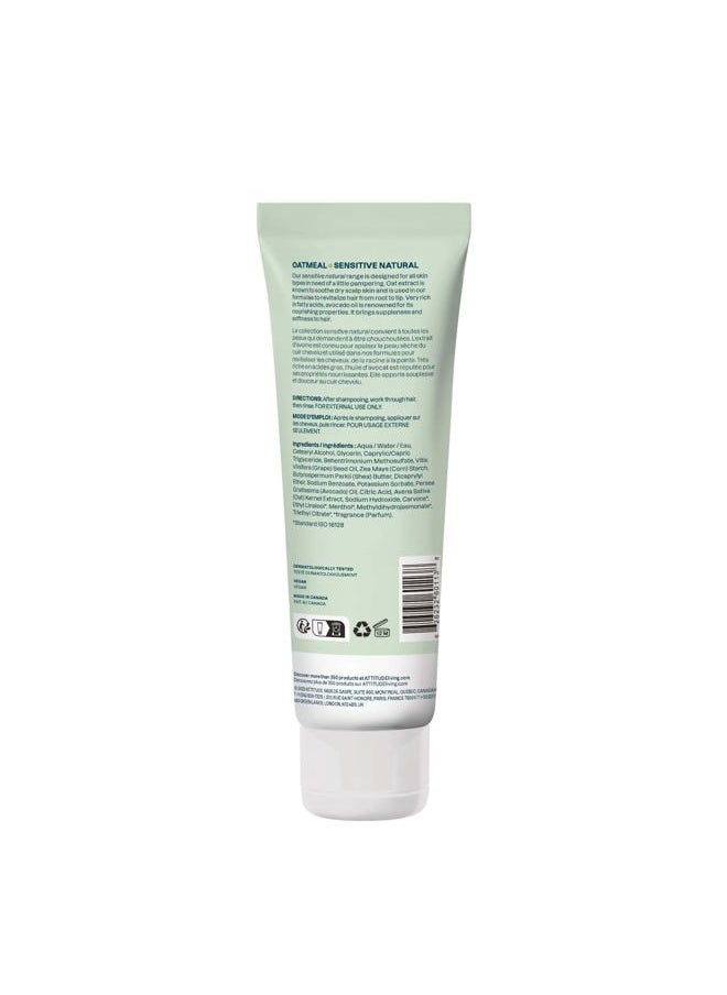Hair Conditioner for Sensitive Dry Scalp, Dry and Damaged Hair, Soothing Oat, Naturally Derived Ingredients, Dermatologically Tested, Vegan Detangler, Nourishing, 8 Fl Oz
