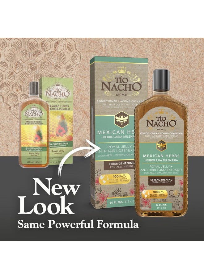 Mexican Herb Hair Strengthening Conditioner with Royal Jelly, 14 Ounces, YELLOW (GEN1697)