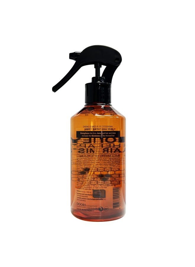 Professional Honey Therapy Hair Mist with Wheat Protein - Korean Beauty, Damage Protection, Natural Ingredients - 250ml