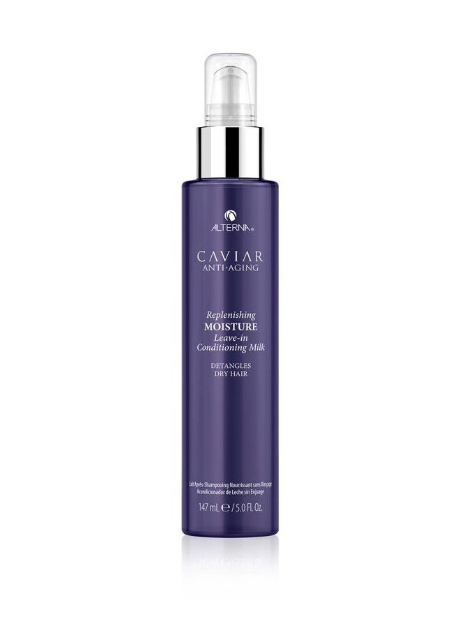 Haircare CAVIAR Anti-Aging Replenishing Moisture Leave-in Conditioning Milk, 5 Fl Oz | Detangles Dry Hair | Sulfate Free, Paraben Free