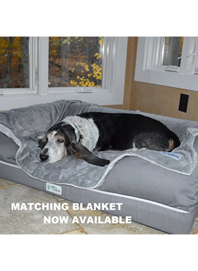 Ultimate Dog Bed, Orthopedic Memory Foam, Multiple Sizes and Colors, Medium Firmness Pillow, Waterproof Liner, YKK Zippers, Breathable 35% Cotton Cover