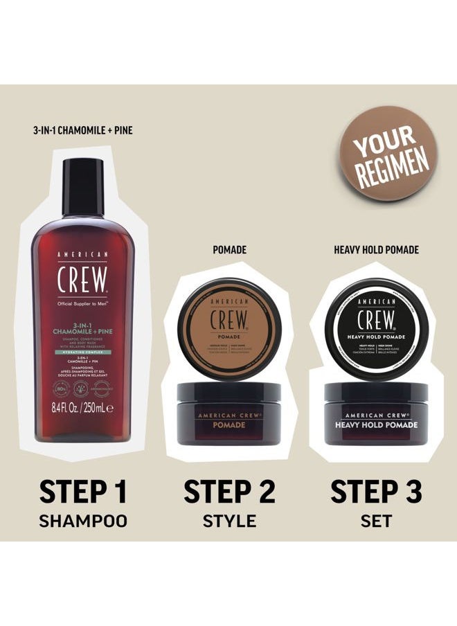 American Crew Men's Hair Gel, Light Hold Styling Product, 13.1 fl oz