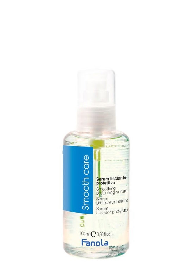 Hair Smoothing Serum - Anti Frizz Hair Serum with Heat Protection from Straighteners & Hot Tools - Lightweight & Nourishing - Provides Strength & Shine to Dry, Damaged Strands (3.38 Fl oz)