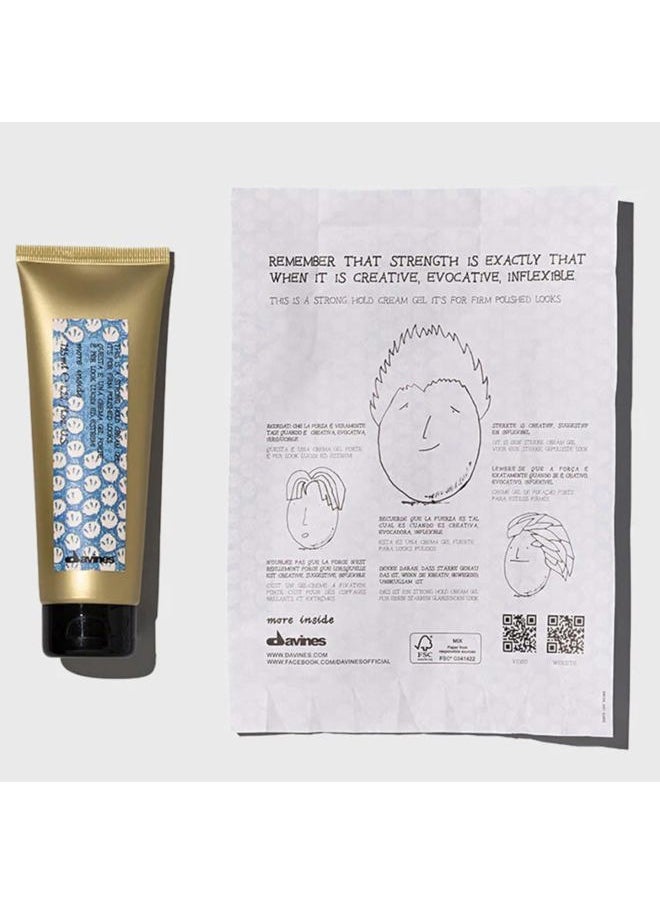 This is a Strong Hold Cream Gel, Create Structure And Definition, For Quick-Drying And Residue-Free Workable Styling, 4.22 Fl. Oz.