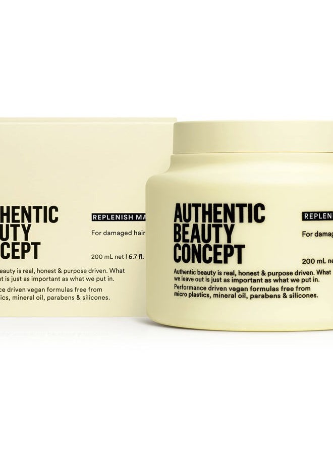 Replenish Mask | Replenishing Hair Mask for Damaged Hair | Intense Treatment for Treated Hair | Strengthens Hair Fiber | Vegan & Cruelty-free | Silicone-free | 6.7 fl. oz.