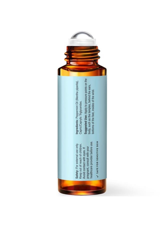 Peppermint Essential Oil Roll On - Natural Nausea Morning Sickness Relief for Pregnant Women - Pregnancy Must Haves Rollerball Roller