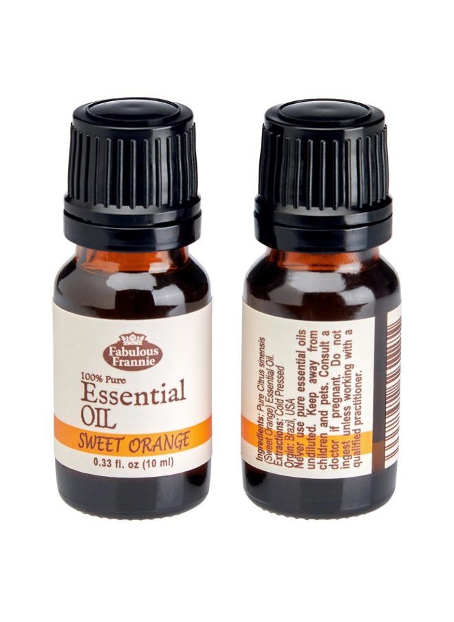Sweet Orange 100% Pure, Undiluted Essential Oil 10ml (Pack of 1)