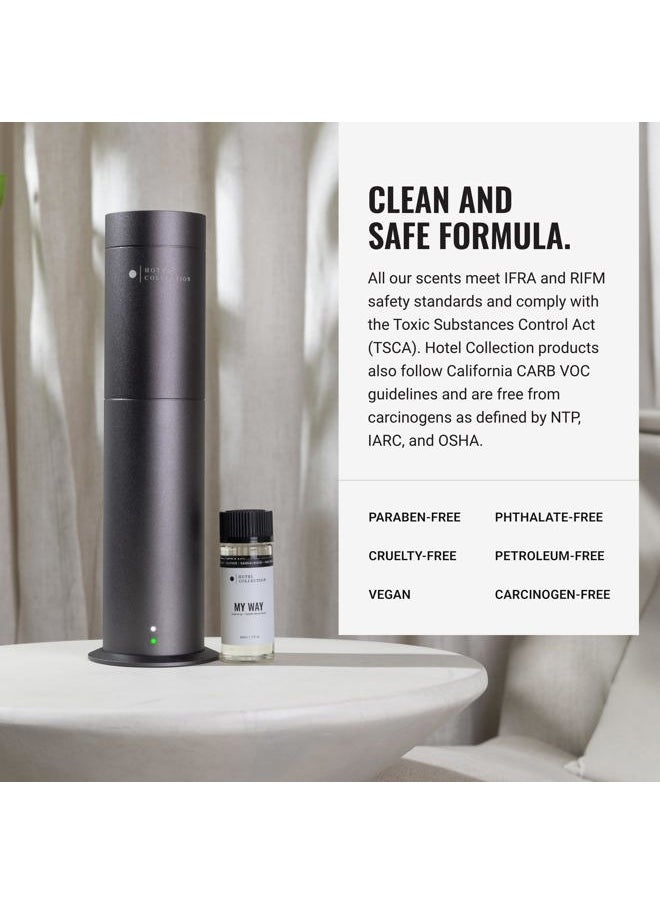 Hotel Collection - My Way Essential Oil Scent - Luxury Hotel Inspired Aromatherapy Scent Diffuser Oil - Lush Sandalwood, Warm Virginia Cedar, & Beautiful Iris - 120mL