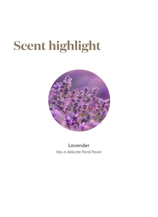 Vitality Lavender Essential Oil 5ml Bottle - Calming Floral Flavor - 100% Pure - Steam Distilled - Add a floral flavor to Foods and Beverages