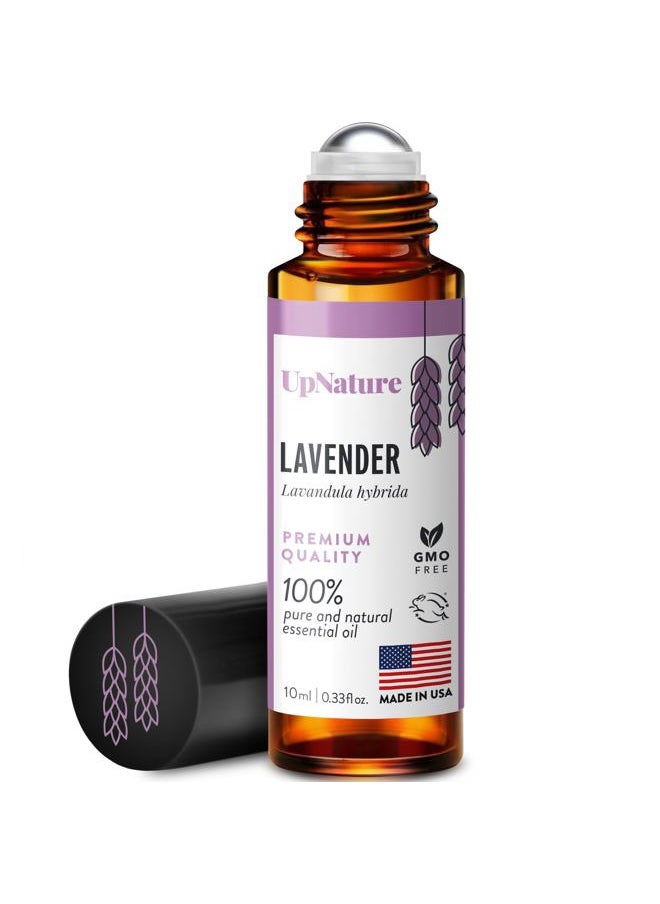 Lavender Essential Oil Pure Roll On - 100% Natural Lavender Oil for Skin