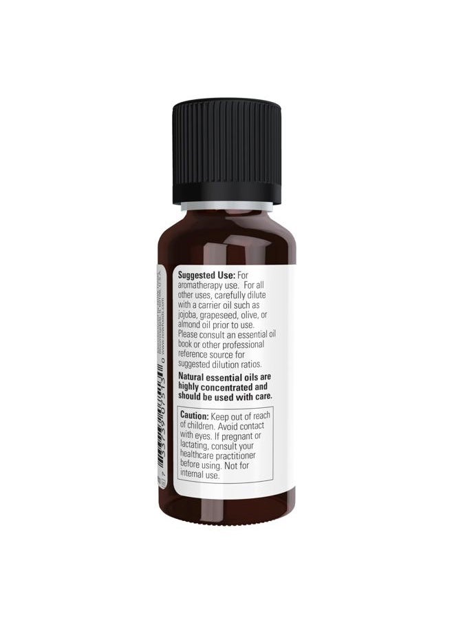 NOW Essential Oils, Balsam Fir Needle Oil, Woodsy Aromatherapy Scent, Steam Distilled, 100% Pure, Vegan, Child Resistant Cap, 1-Ounce