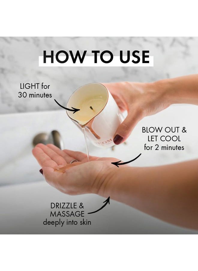 NEOM - Intensive Skin Treatment Candle | 4.93 Fl Oz (140gr) | Lavender, Chamomile & Patchouli | Massage Oil Candle for Sleep | 100% Natural Fragrances | Nourish & Soften | Signature Sleepy Scent