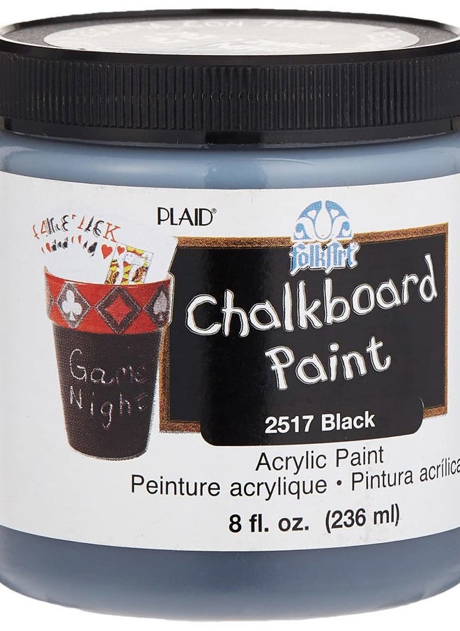 Chalkboard Paint in Assorted Colors (8-Ounce), 2517 Black