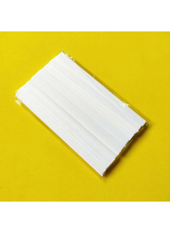 100 Pieces Essential Oils Test Strips Perfume Paper Test Strips Perfume Test Strips Perfume Test Paper Aromatherapy Fragrance Test Strips Rectangle Essential Oils Test Paper, White