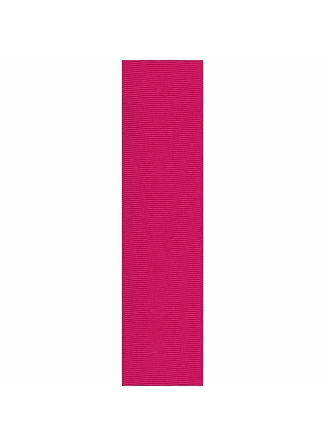 Grosgrain Craft Ribbon, 1 1/2-Inch x 12-Feet, Shocking Pink