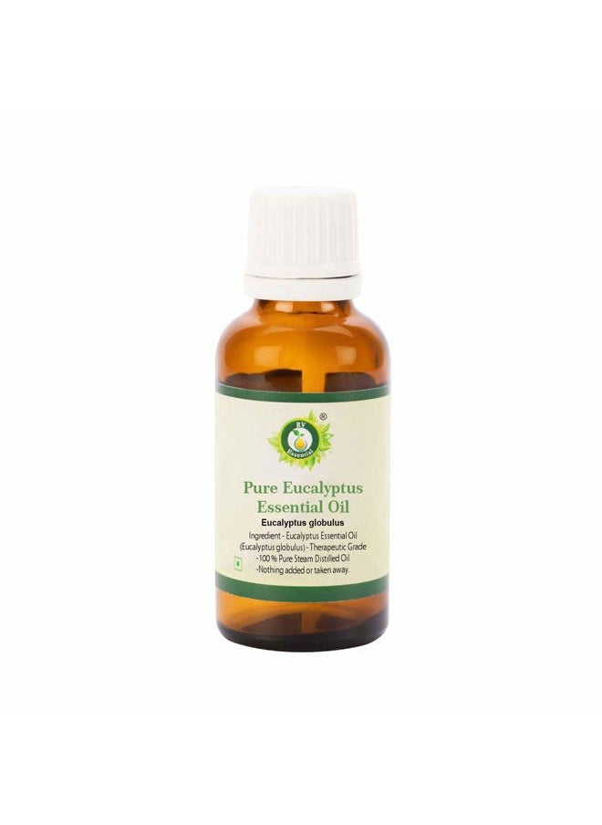 Eucalyptus Essential Oil | Eucalyptus Globulus | Aromatherapy | for Diffuser, Hair, Face, Skin, Body Massage | 100% Pure Natural | Steam Distilled | Therapeutic Grade | 50ml | 1.69oz