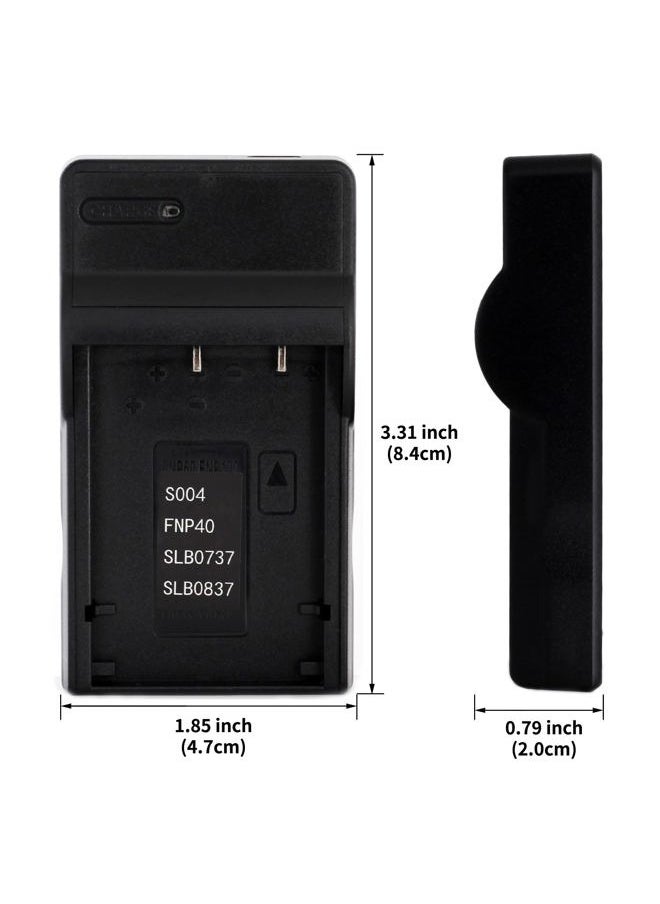 NP-40 LCD USB Charger for Fujifilm FinePix F402, F403, F420, F455, F460, F470, F480, F610, F650, F700, F710, F810, F811, J50, V10, Z1, Z2 Camera and More