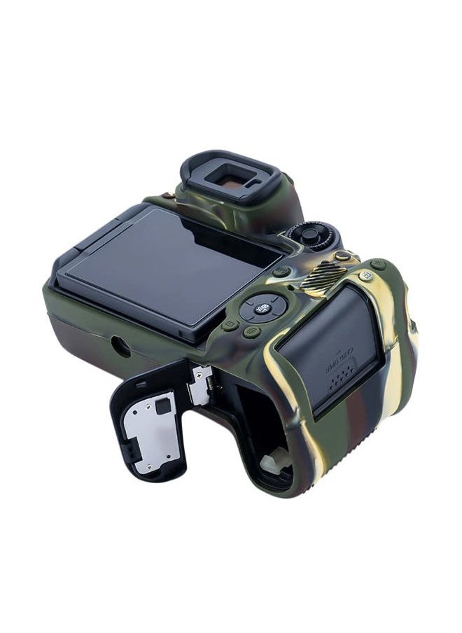 EOS R7 Camera Case, Silicone Case for Canon eos r7 Digital Camera, Protective Cover Silicone for Canon r7 - Camouflage