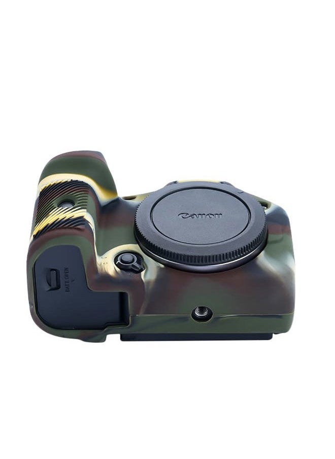 EOS R7 Camera Case, Silicone Case for Canon eos r7 Digital Camera, Protective Cover Silicone for Canon r7 - Camouflage
