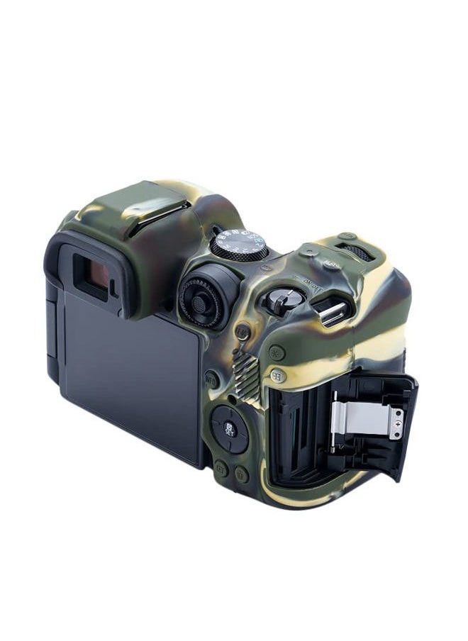 EOS R7 Camera Case, Silicone Case for Canon eos r7 Digital Camera, Protective Cover Silicone for Canon r7 - Camouflage