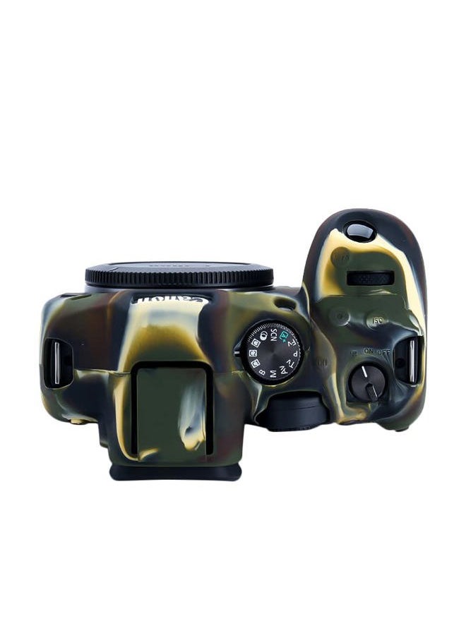 EOS R7 Camera Case, Silicone Case for Canon eos r7 Digital Camera, Protective Cover Silicone for Canon r7 - Camouflage