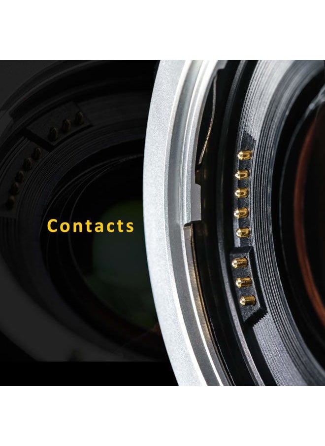 EF-EOS M2 Auto Focus Lens Adapter 0.71x Reducer Speed Booster for Canon EF Mount Lens to Canon EF-M Mount Mirrorless Camera EOS M M2 M3 M5 M6 M10 M50 M100