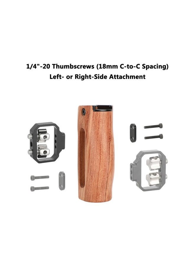 Wooden Handgrip(Left/Righ Hand Switch) with 1/4