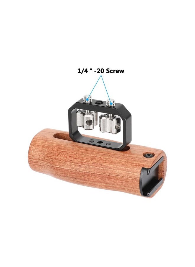 Wooden Handgrip(Left/Righ Hand Switch) with 1/4