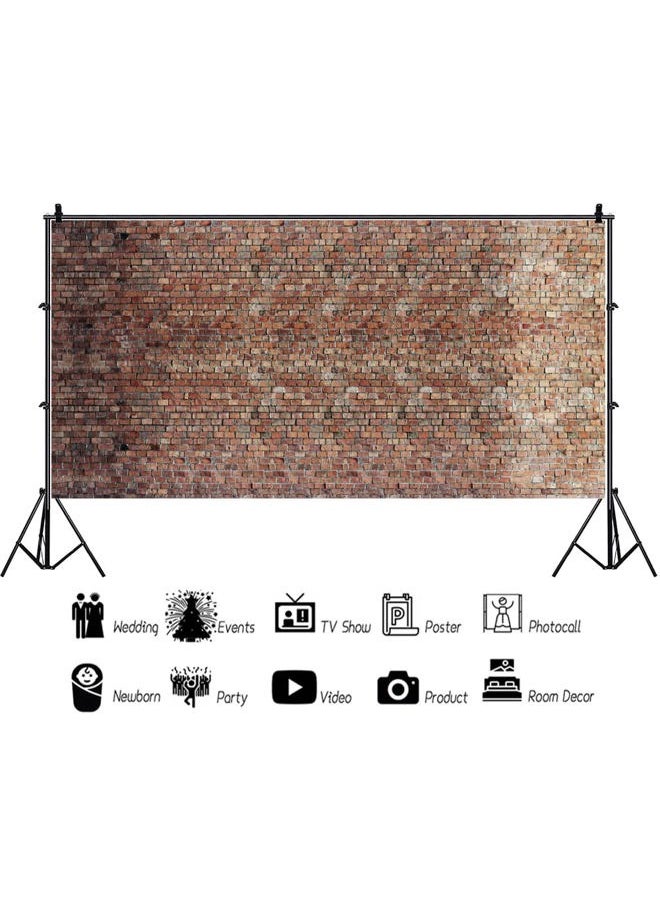 20x10ft Vintage Red Brick Wall Photo Backdrop Newborn Baby Girls Adults Portrait Photography Background Wallpaper Photo Studio Props Large Size 6x3M