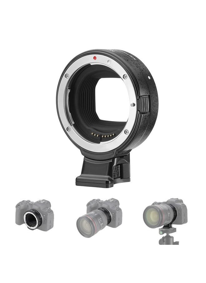 EF to EOS R Mount Adapter, EF/EF-S Lens to RF Mount Camera Autofocus Converter Ring Compatible with Canon EOS R Ra RP R6 Mark II R6 R5 R3 R7 R10 R8 R50, Max Load: 4.4lb/2kg, NW-EF-EOSR