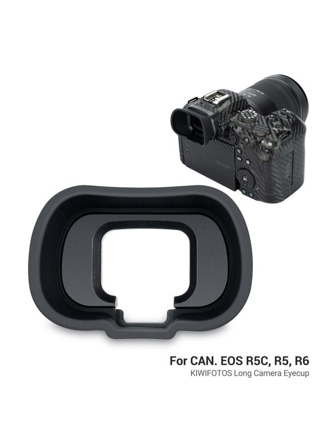 EOS R6 Mark II R6 R5 R5C Eyecup Eyepiece，Soft Silicon Extended Camera Eye Cup Viewfinder Special Designed for Canon EOS R6 Mark II R6 R5 R5C R5 C Full-Frame Mirrorless Camera