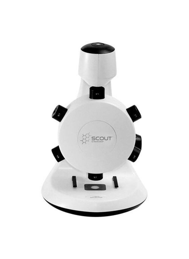 SCT18 Scout Digital STEM Microscope with Six Magnification Lenses, CMOS Sensor, Max. Still-Image Resolution 1600x1200 Pixels (UXGA), Max. Video Resolution 640x480 Pixels (VGA)