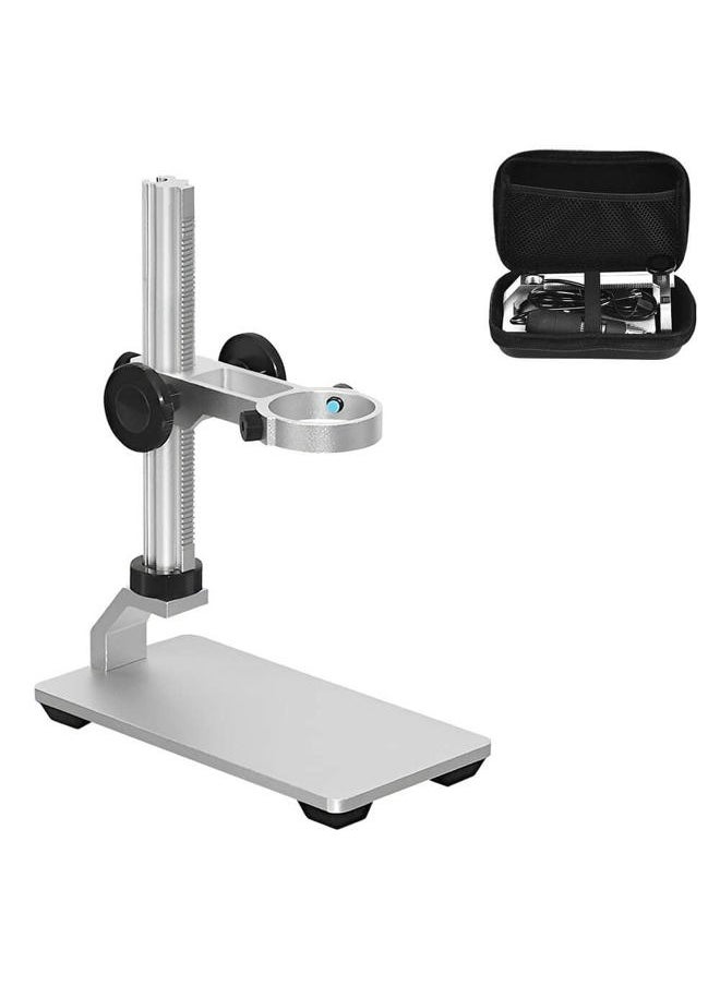 Universal Microscope Stand Pro, Stable Professional Aluminum Alloy Scope Base Holder Support Bracket for Max Diameter 1.4
