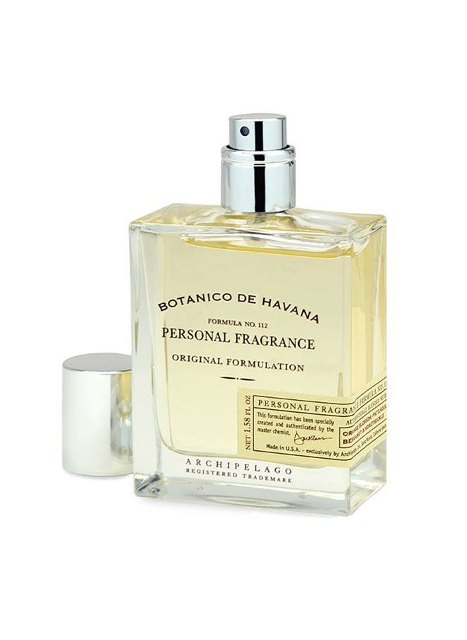 Botanico de Havana Eau de Toilette Spray for Men and Women, Long-lasting Personal Fragrance for Everyday Use, Scent Notes of Bergamot, Orange Peel & Honeysuckle, 1.58 fl oz