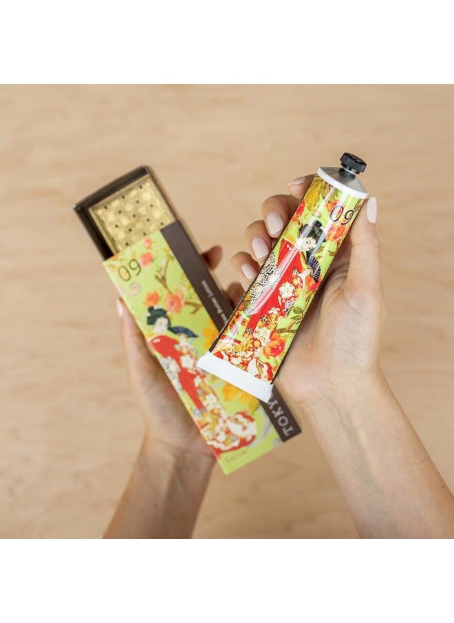 Kabuki Handcreme | Fragrant, Moisturizing Hand Lotion | Lightweight & Quick Absorbing | Ingredients Include Green Tea & Shea Butter | 2.3 oz / 65 g