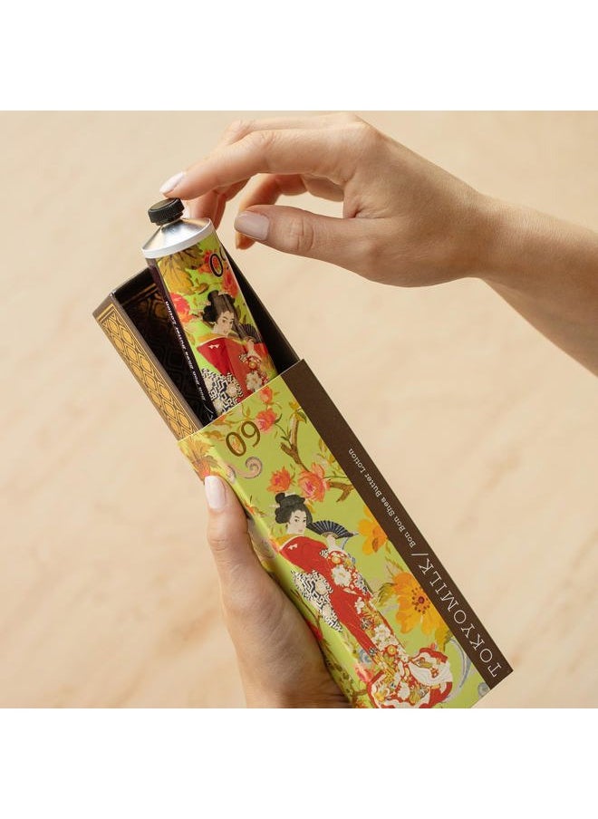 Kabuki Handcreme | Fragrant, Moisturizing Hand Lotion | Lightweight & Quick Absorbing | Ingredients Include Green Tea & Shea Butter | 2.3 oz / 65 g