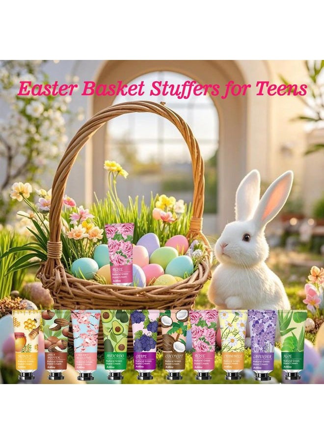 12 Pack Hand Cream Easter Basket Stuffers for Teens,Mothers Day Gifts for Friends,Birthday Gifts for Girls Women,Teacher Appreciation Gifts,Lotion for Women,Natural Hand Lotion Travel Size