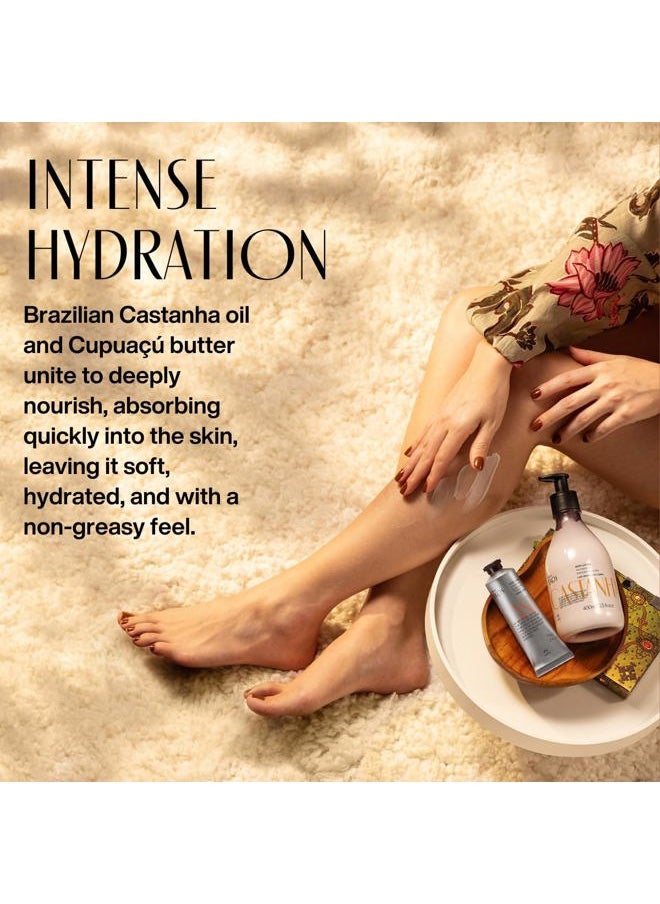 Ekos Castanha Nourishing Foot Cream - Nourish & Soothe Dry Skin - Fast Absorbing - With Brazil Nut Oil to Deeply Moisturize - Vegan & Cruelty-Free - 2.6 oz (75g)