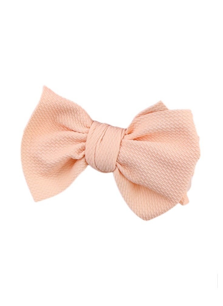 Bambimici - Mira Assorted Big Ribbon Bow Headband for Babies - Baby Pink Floral Print