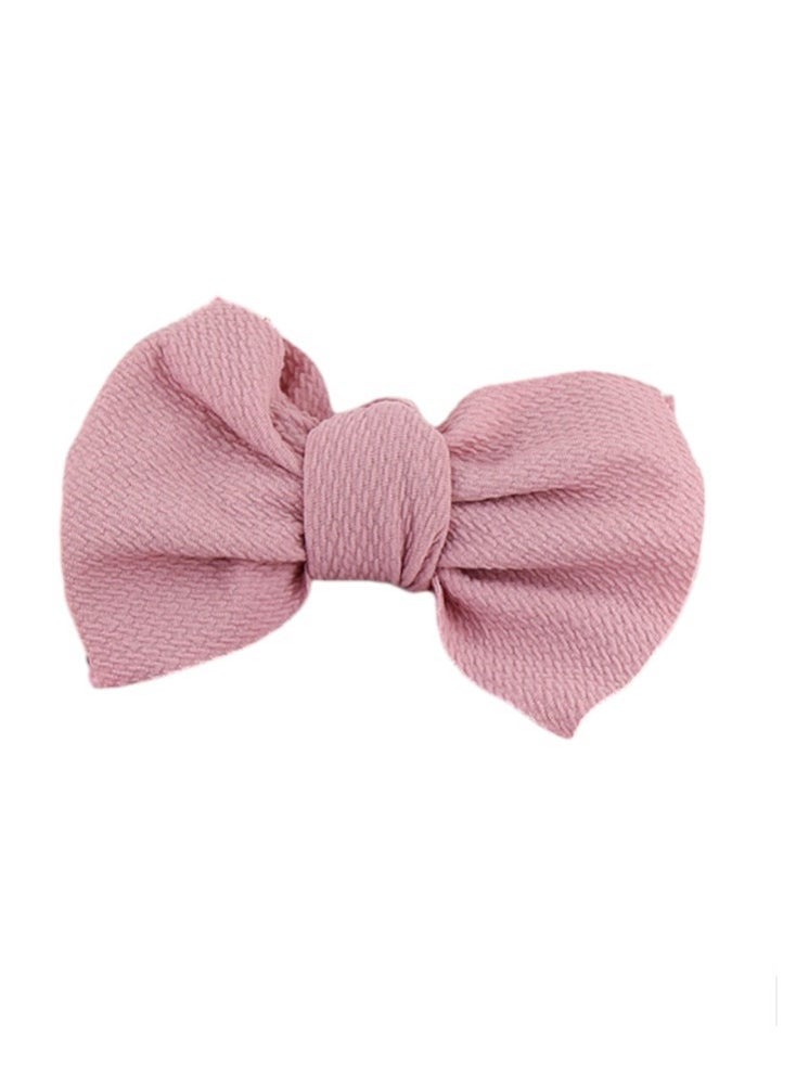 Bambimici - Mira Assorted Big Ribbon Bow Headband for Babies -Purple Floral Print