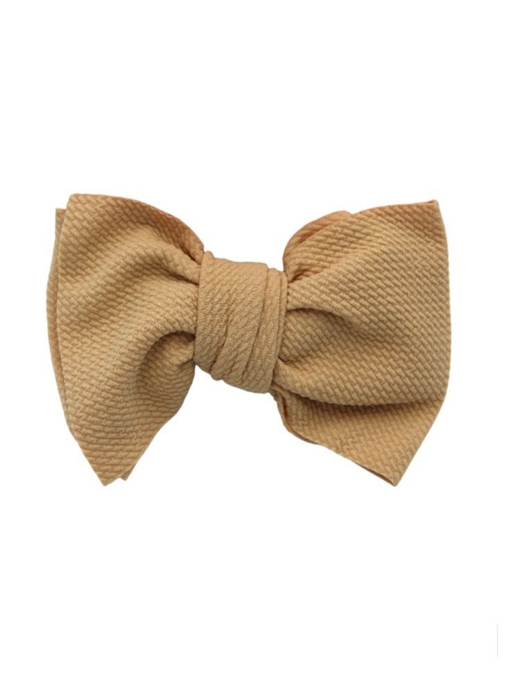 Bambimici - Mira Assorted Big Ribbon Bow Headband for Babies - White Floral Small Print