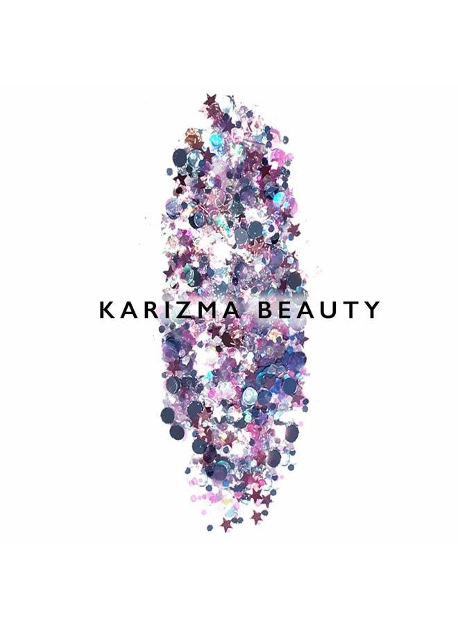 Unicorn Body Glitter - 30g Chunky Face, Hair, Eye & Body Glitter Set for Women - Rave & Festival Accessories